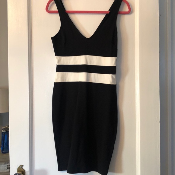 Guess Midi Striped Dress - Picture 1 of 3